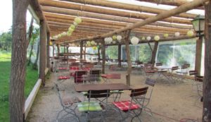 Gaststätte Pension Biergarten Vorwerk Altenroth Thüringer Meer Stausee Hohenwarte Beer garden 6